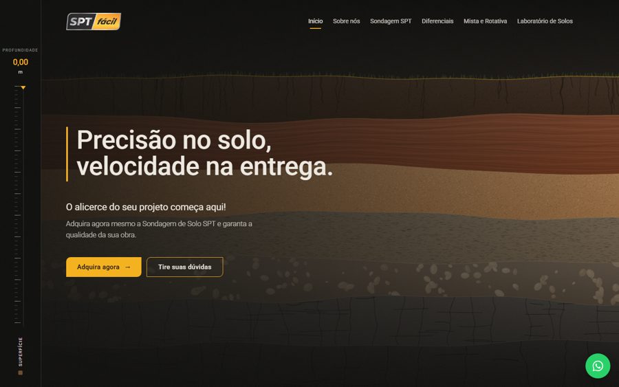 Home do site novo da SPT Fácil